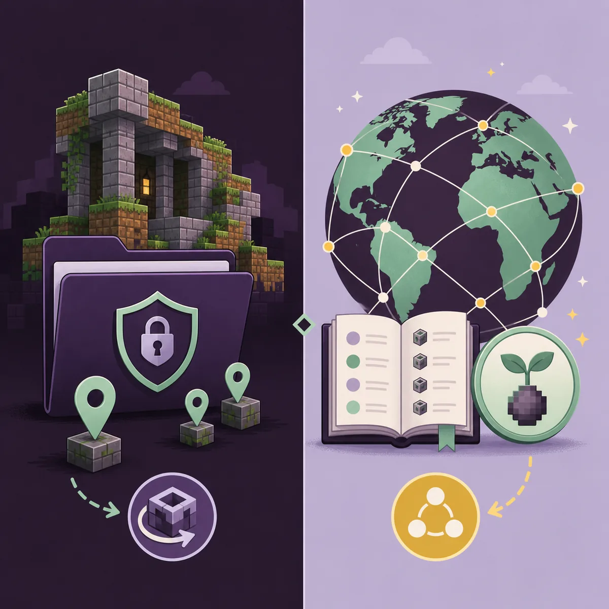 Editorial comparison of private SeedCrackerX saved structures and an optional public seed database